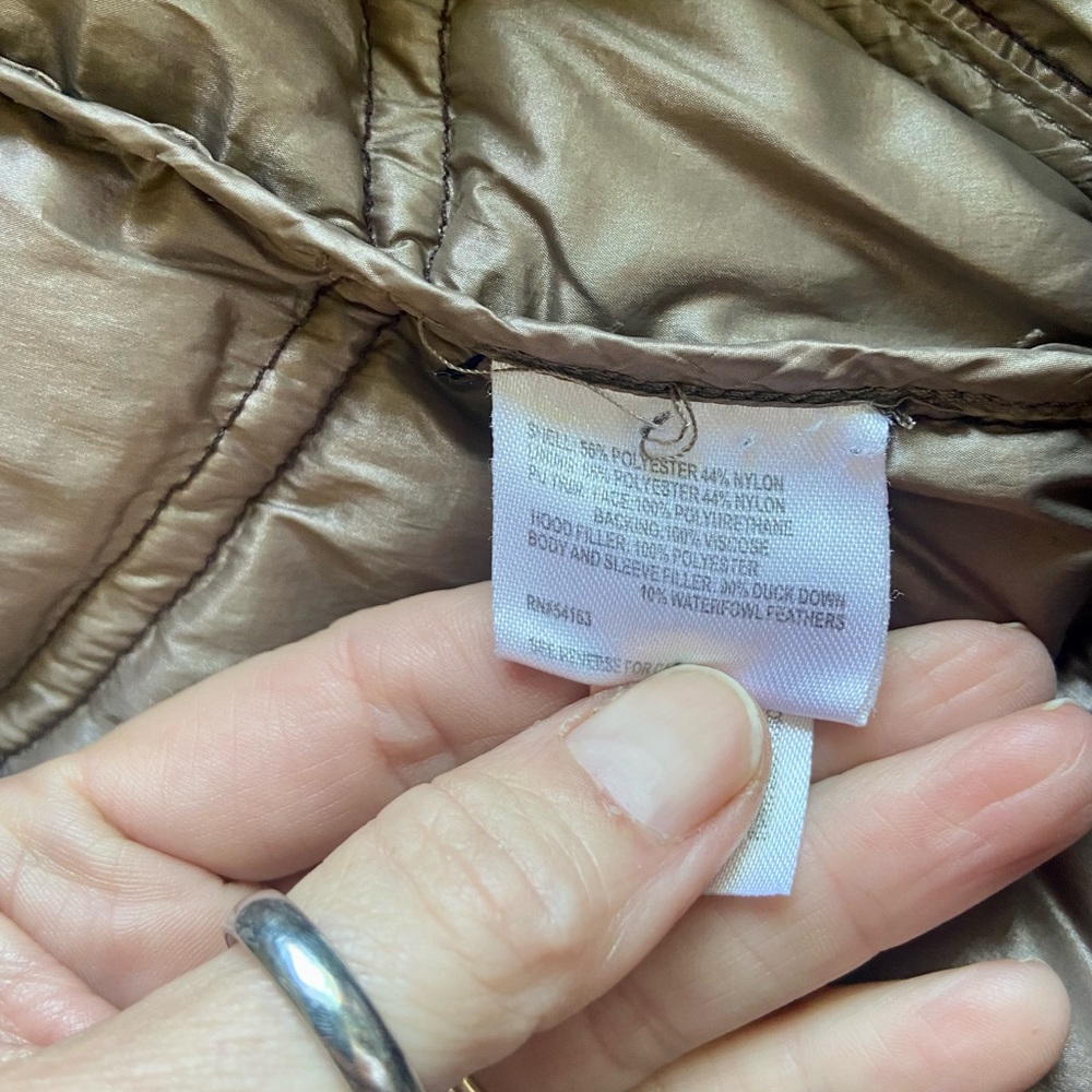 Calvin Klein Hooded Puffer Coat - Picture 4 of 4